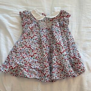 Janie and Jack Strawberry Dress 6-12m
